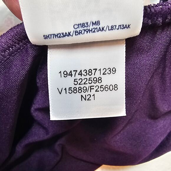 Lands' End Women's V-Neck Wrap Underwire Tankini Swimsuit Top Size 14 - Picture 10 of 10